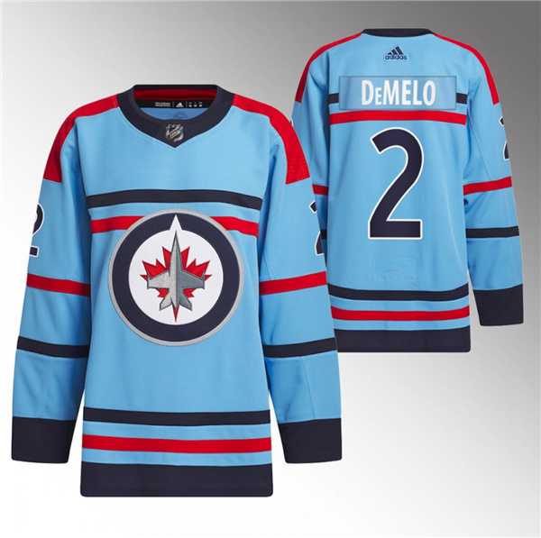 Men's Winnipeg Jets #2 Dylan DeMelo Light Blue Anniversary Primegreen Stitched Jersey Dzhi,We sell and wholesale Men's Winnipeg Jets #2 Dylan DeMelo Light Blue Anniversary Primegreen Stitched Jersey Dzhi on line form chian!
